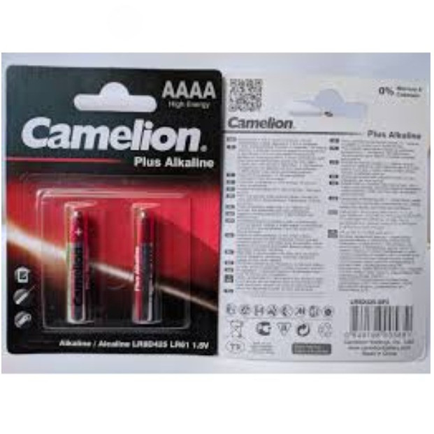 (Freeship) Pin 4a pin AAAA Plus Alkaline (1,5V) Camelion, Pin 4A LR8D425 LR61( 2 viên/ vỉ)
