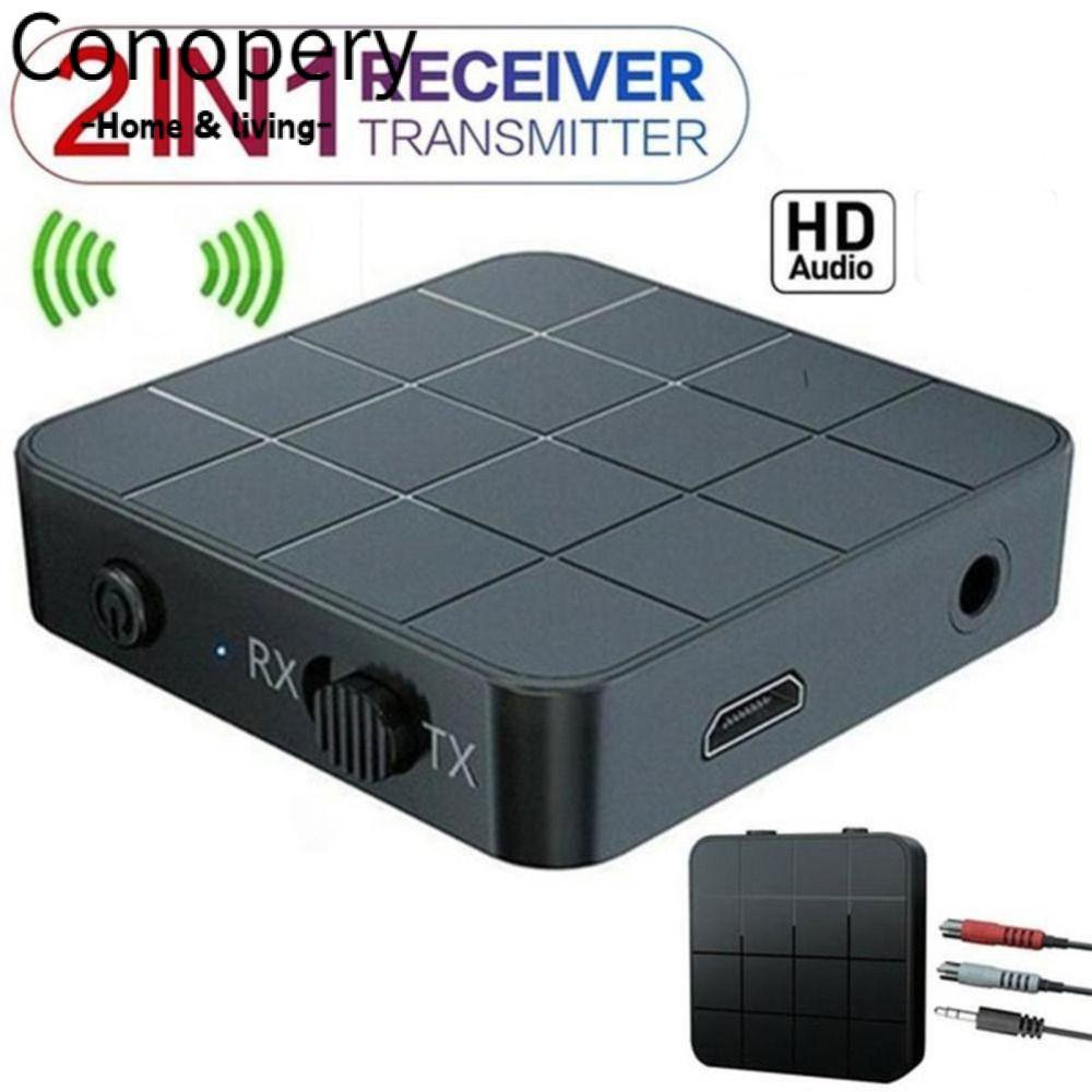 Bộ thu phát âm thanh CONOPERY, Bluetooth 5.0 với Bộ chuyển đổi Bluetooth micrô 3,5 mm, Bộ chuyển đổi