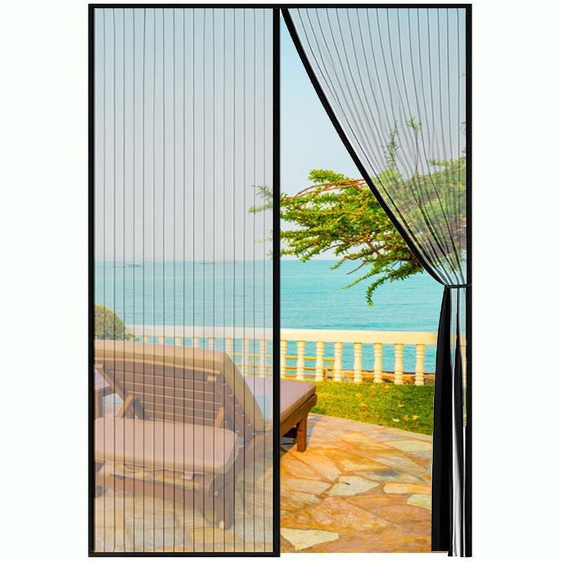 Magnetic Screen Door,  Screen Door,  Self Sealing Mesh Partition for Keeps Bugs Out, & Boys & Girls 
