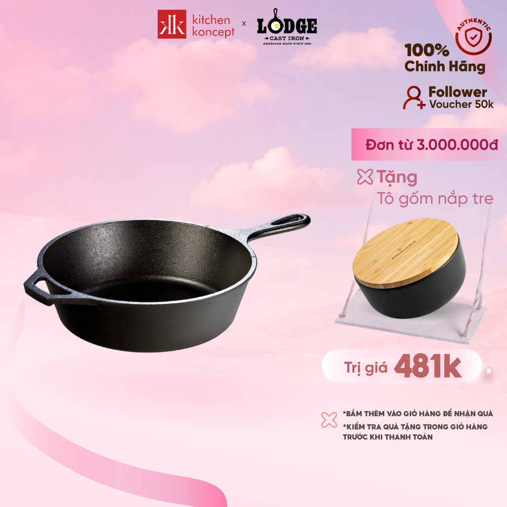 Chảo Gang Sâu Lòng Lodge 26.04cm