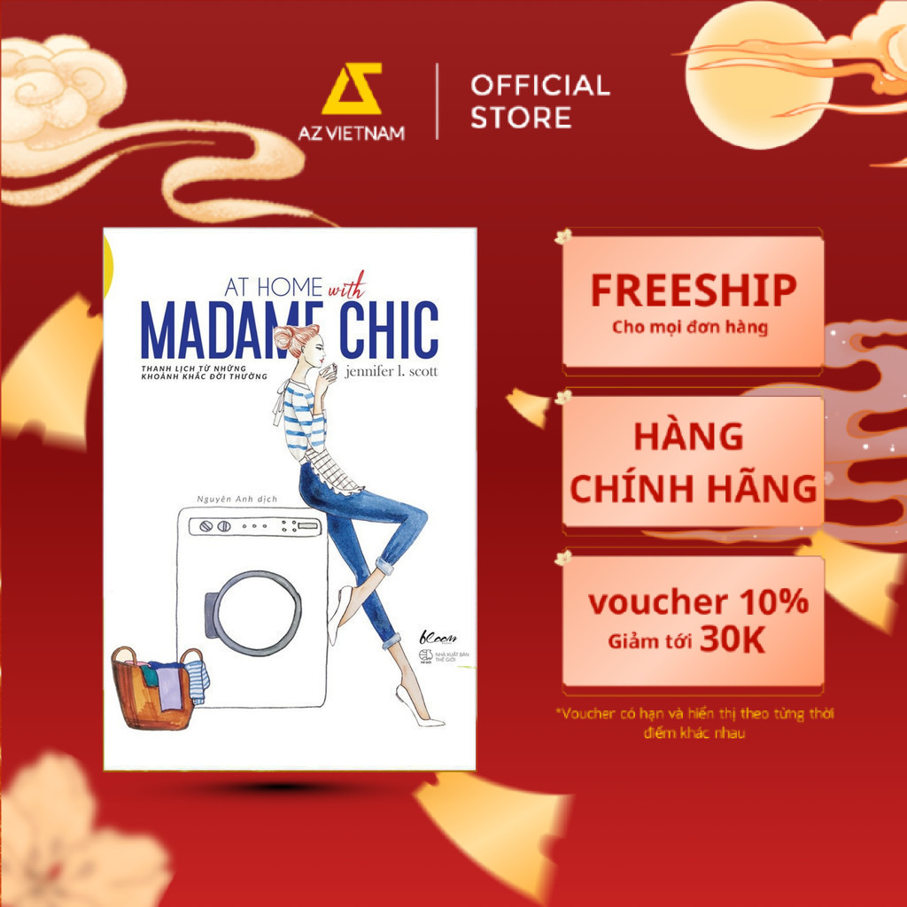 Sách - AT HOME WITH MADAME CHIC