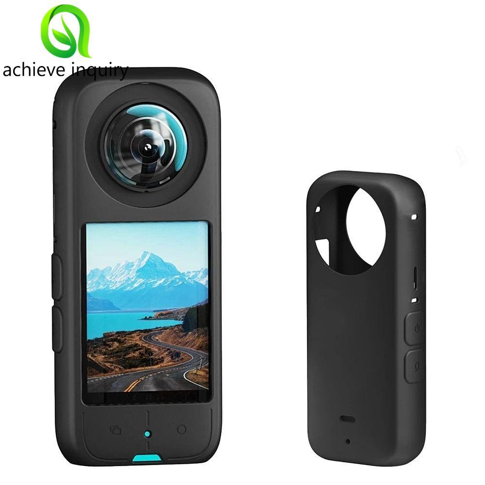 ACHIEVE YÊU THÍCH Dành Cho Insta360 Nắp Ống Kính Máy Ảnh Thể Thao Phụ Kiện Camera Hành Động Tay Áo V