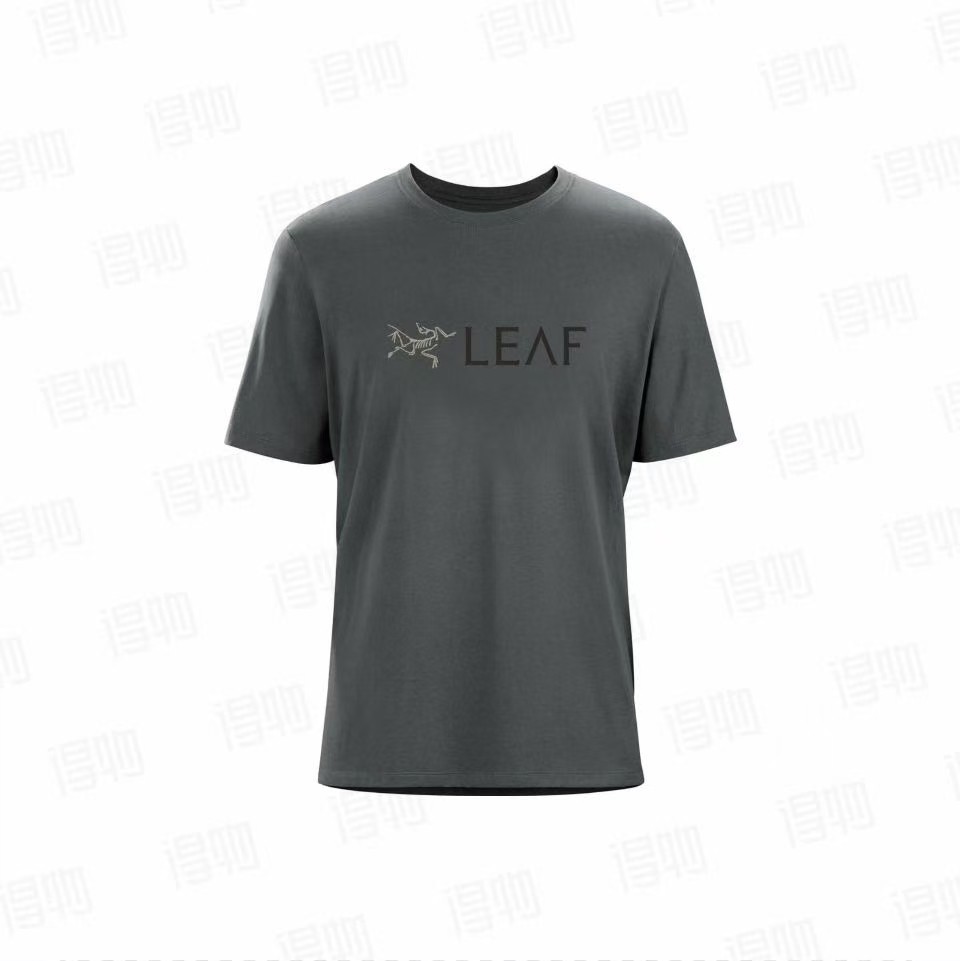 Arcteryx Arcteryx Army Bird Series Leaf Word SS Áo thun nam Logo Họa tiết chữ in cổ tròn Mỹ Retro Áo