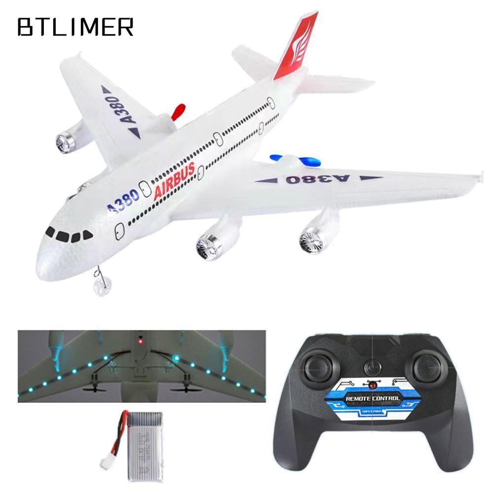 Máy bay điều khiển từ xa ESSECCOME cho Airbus A380 Cánh cố định RC Glider tốc độ cao