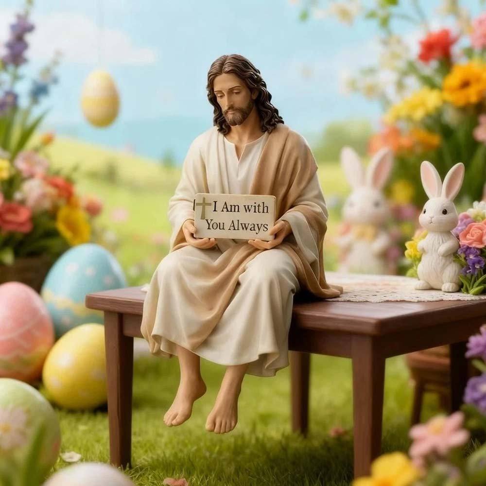 Jesus Christ Statue Resin Spiritual jesus figurines feature traditional painting skills