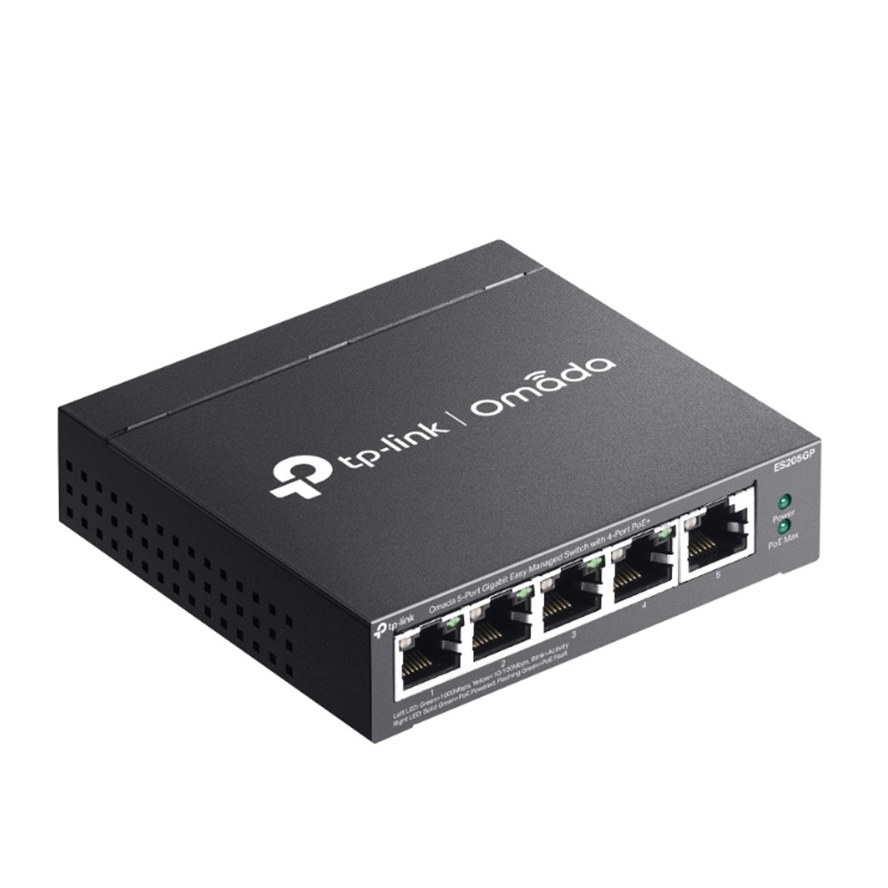 [Chính hãng] TP-Link ES205GP – Switch Quản Lý Dễ Dàng 5 Cổng Gigabit với 4 Cổng PoE