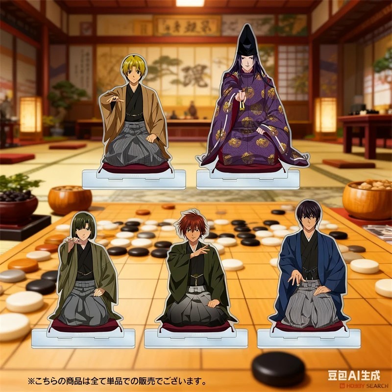 Standee Anime Hikaru no Go Kỳ Thủ Cờ Vây Mô Hình Mica Acrylic Nhân Vật Shindou Hikaru Fujiwara no Sa