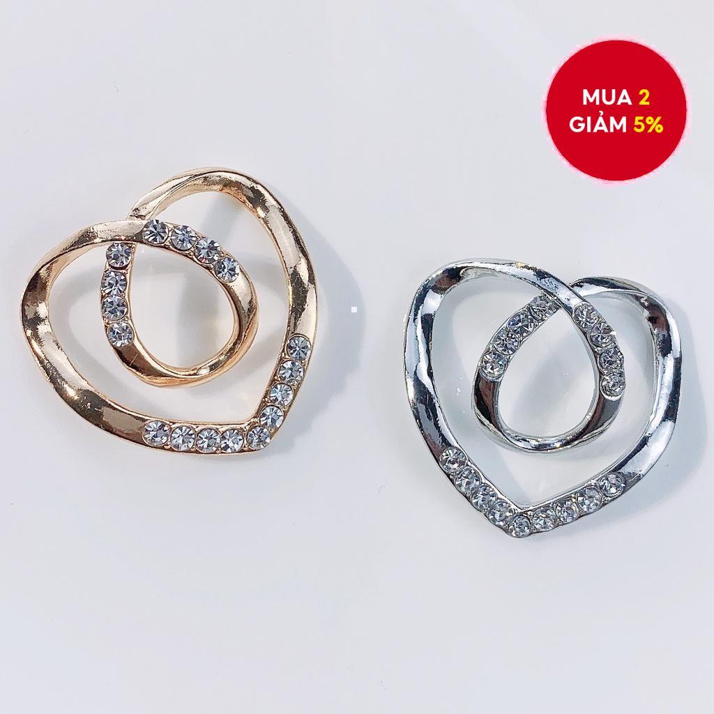 Khăn quàng cổ kim loại Trâm cài đa năng Kẹp cho áo sơ mi viền nút thời trang cho khăn quàng cổ & áo 