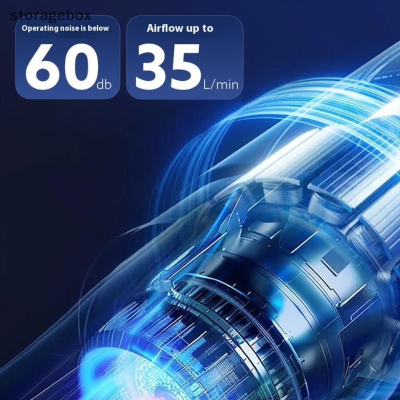 [Hộp lưu trữ] Máy hút bụi không dây Công suất cao kép để hút và thổi Thích hợp để loại bỏ bụi ô tô và gia đình Đẹp