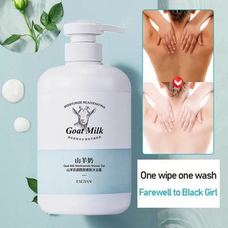 Sữa Tắm Dưỡng Trắng Da Chiết Xuất Sữa Dê Tự Nhiên 800ml - Làm Sạch Sâu, Dưỡng Ẩm, Cho Làn Da Trắng Mịn Tự Nhiên