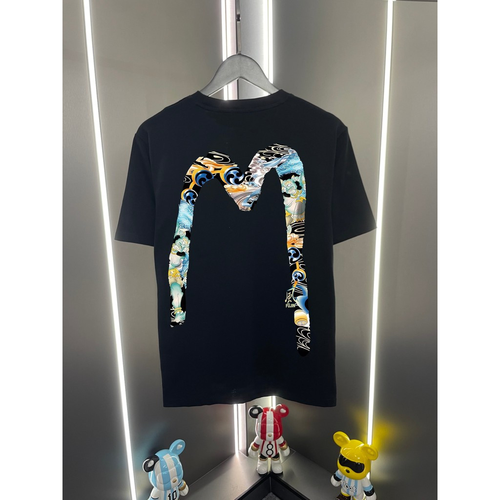 <[CDATA[Áo Thun Cổ Tròn EVISU Nam Nữ, Phù Hợp Cho Hàng Ngày]]>