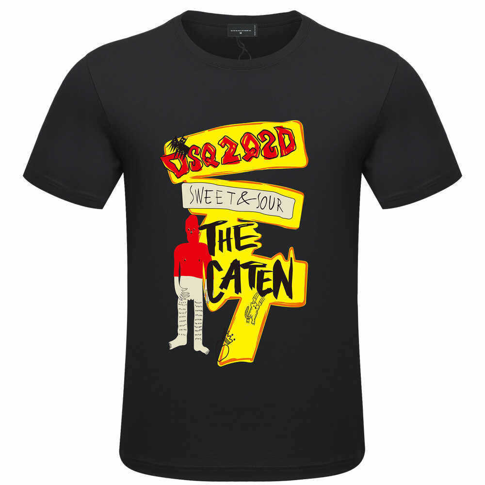 Quần áo nam DSQUARED2 cổ tròn ngắn tay