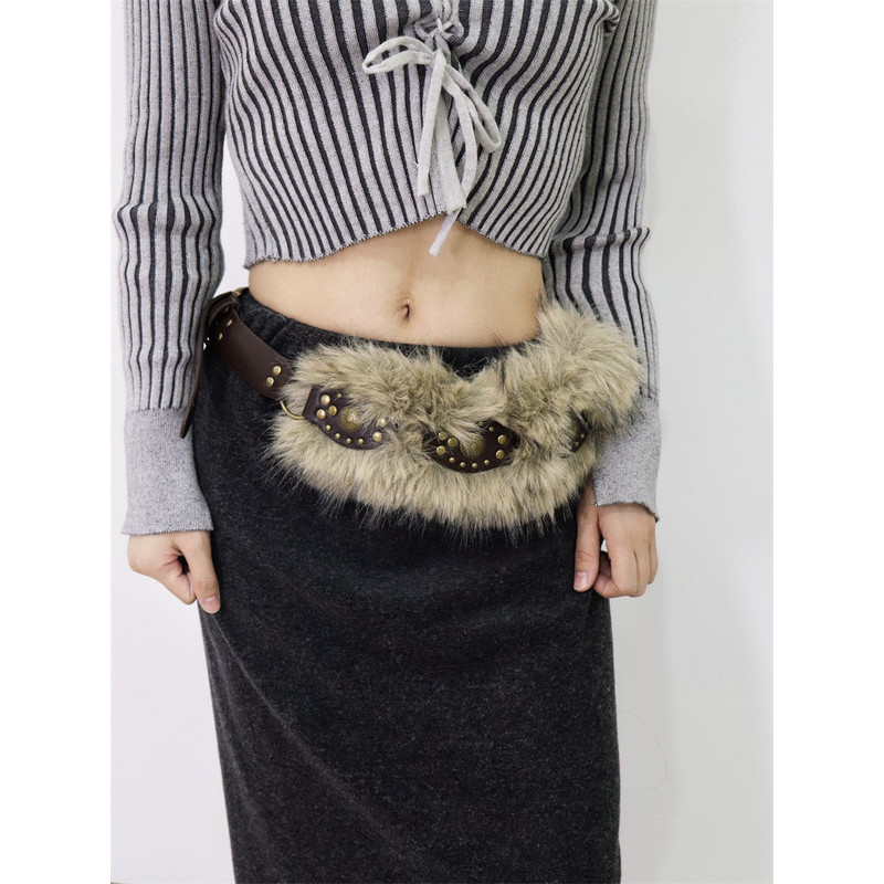 thắt lưng y2k quần hiphop y2k y2k outfit Mới Retro Phong Cách Mỹ Văn Hóa Châu Á Phong Cách Punk Độc 