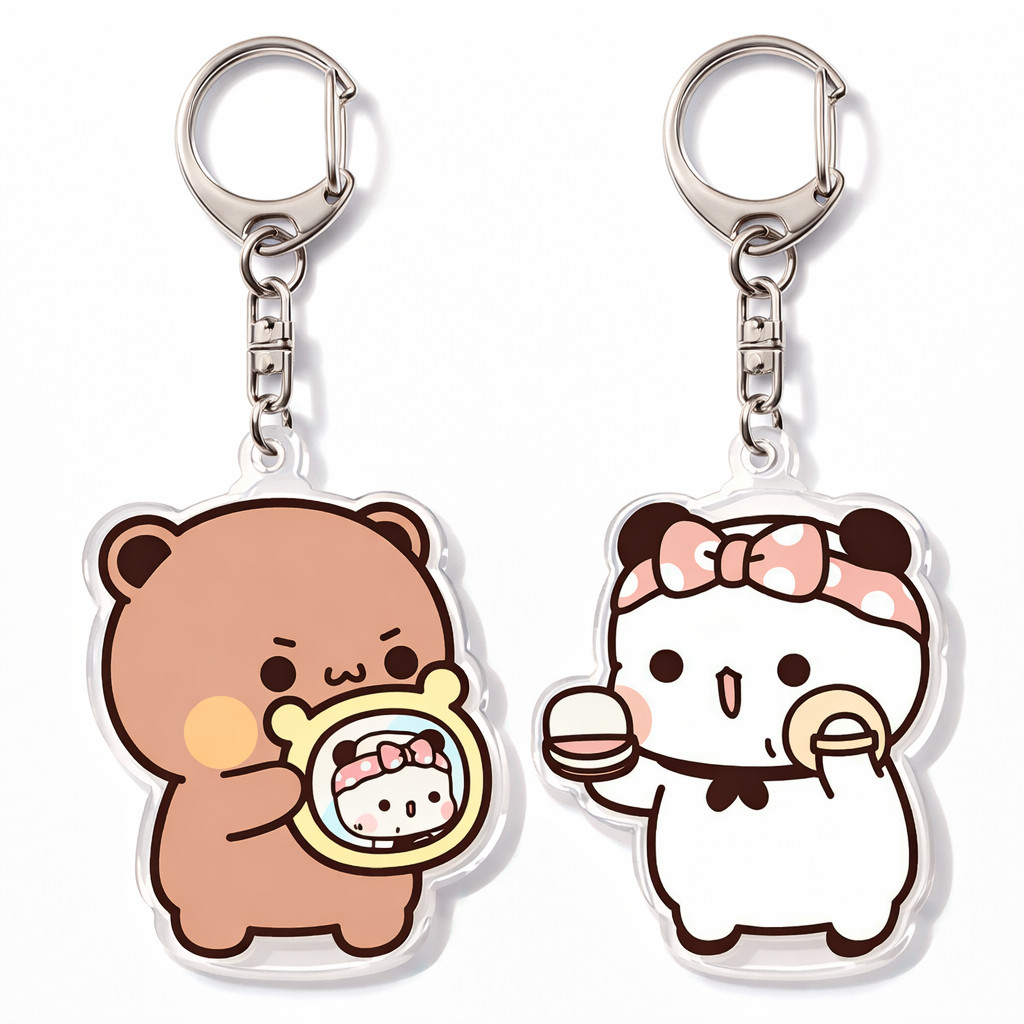 Móc khoá Cặp đôi Bubu và Dudu dễ thương