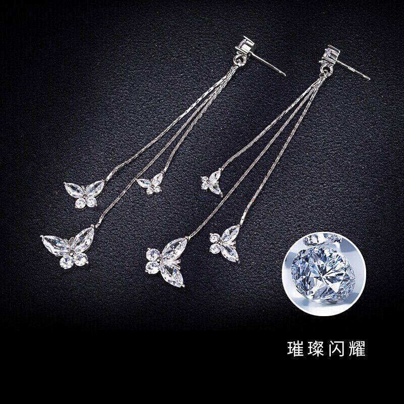 Butterfly Tassel Earrings Fashion Earrings Elegant Earrings Earrings for Girlfriend Birthday Gift gb
