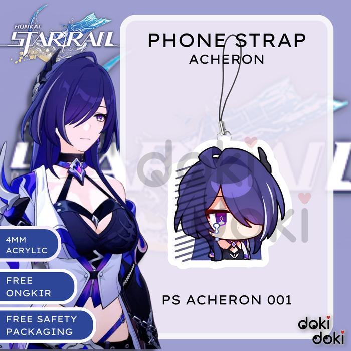 PHONE STRAP HP ACHERON HONKAI STAR RAIL - PS ACHERON 001