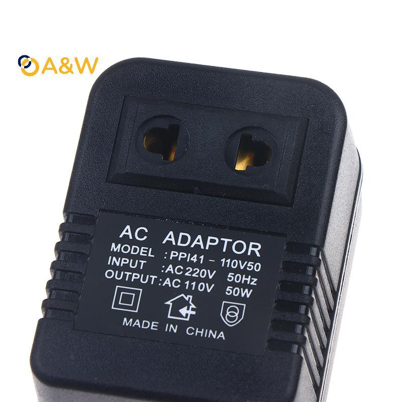 A & W EU US Plug Step Down Transformer Du Lịch Adapter AC220V Sang 110V Hoặc 110 Đến 220V Bộ Chuyển 