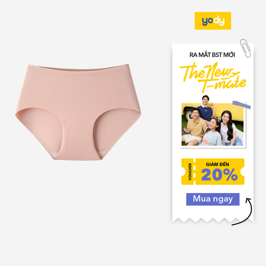 Quần Lót Nữ Yody Seamless Cạp Ép Trong Dáng Brief Mềm Mịn WCUN25A013