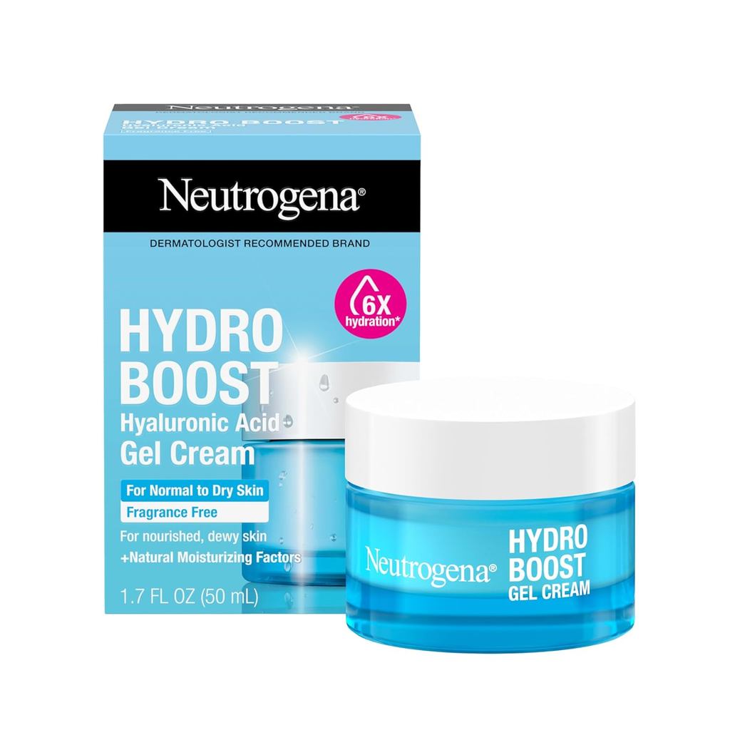 Kem Gel Neutrogena Hydro Boost, 48 Hr Hydrat hóa cho da thường / khô, không mùi thơm, Kem dưỡng ẩm m