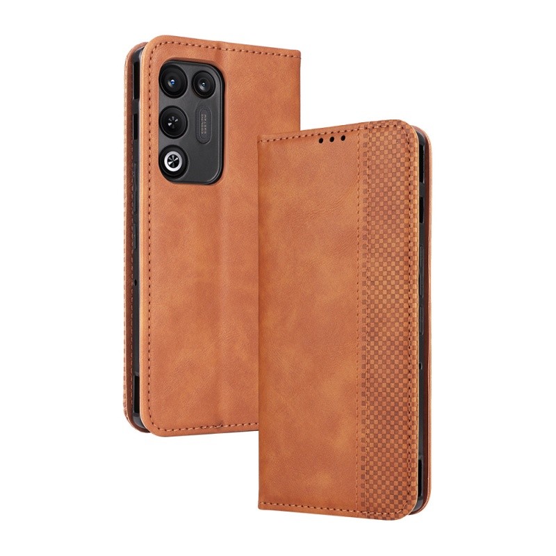 Dành Cho ZTE Nubia RedMagic 11 Air Flip Case Da Sang Trọng Retro Ví Sách Bảo Vệ Từ Tính Cho Nubia Re
