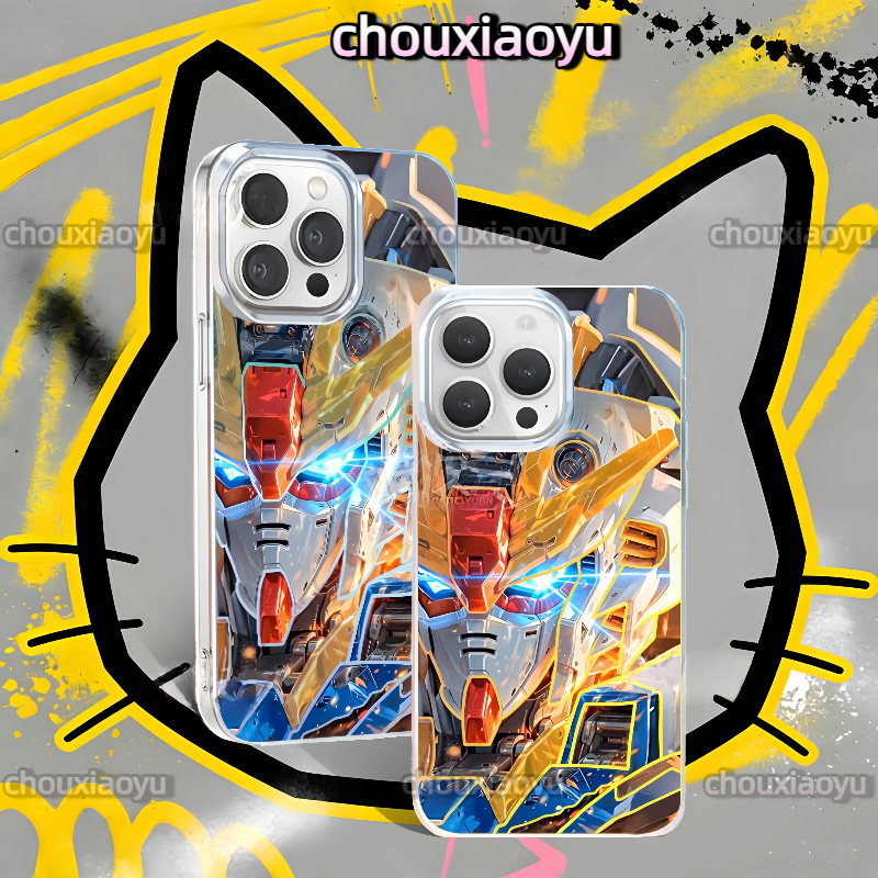 Thích hợp cho iPhone 17 Pro Max 17 16 15 14 13 12 11 XsMax 7P / 8P Ốp Điện Thoại Mecha Gundam Anime 