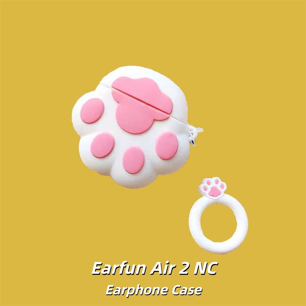 Dành Cho Earfun Air 2 NC Ốp Lưng Silicon Mềm Niche Họa Tiết Hoạt Hình Vỏ Tai Nghe NO.7