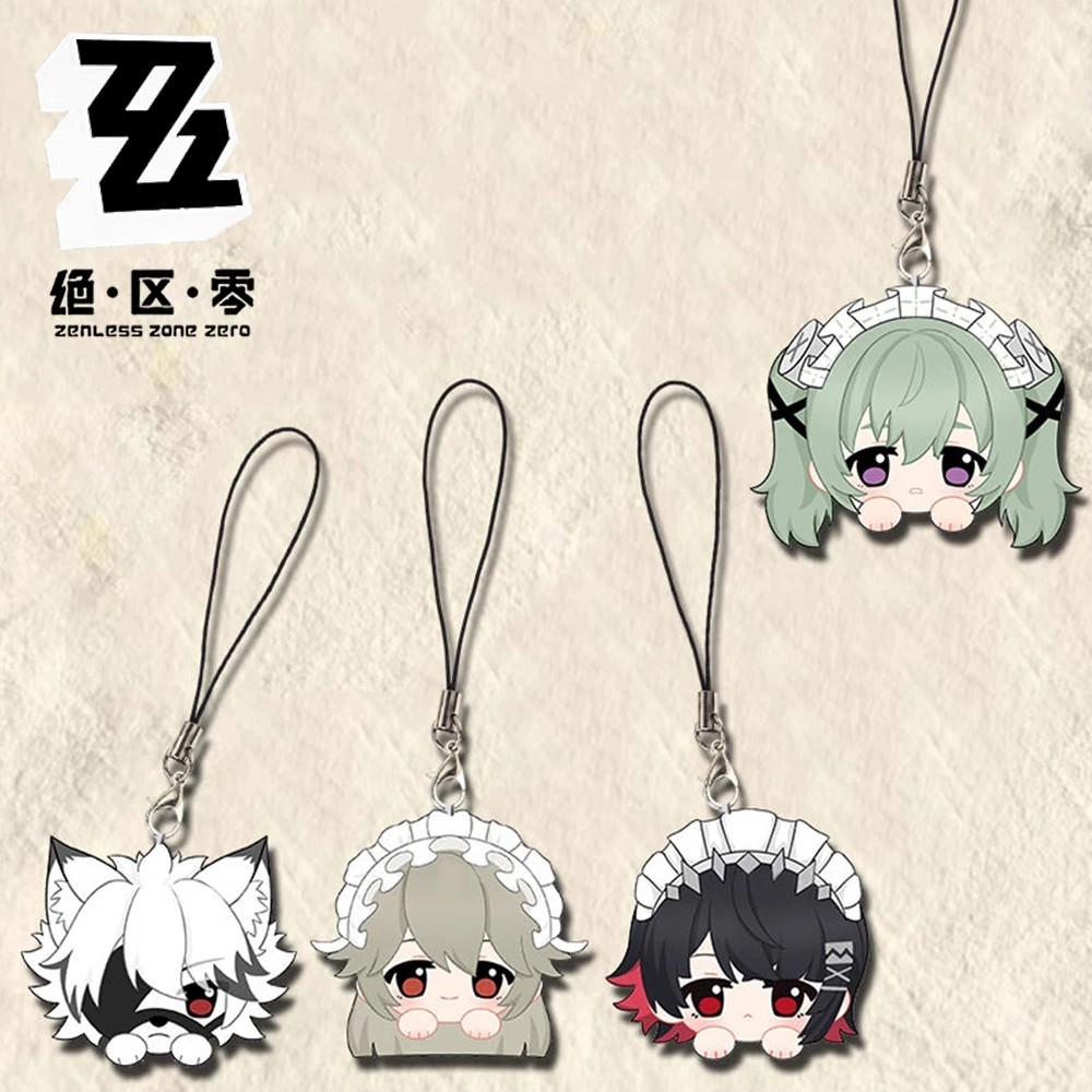 Móc khóa Zenless Zone Zero ZZZ Dây treo điện thoại Ellen Joe Von Lycaon Corin Wickes Figure Chibi Ga