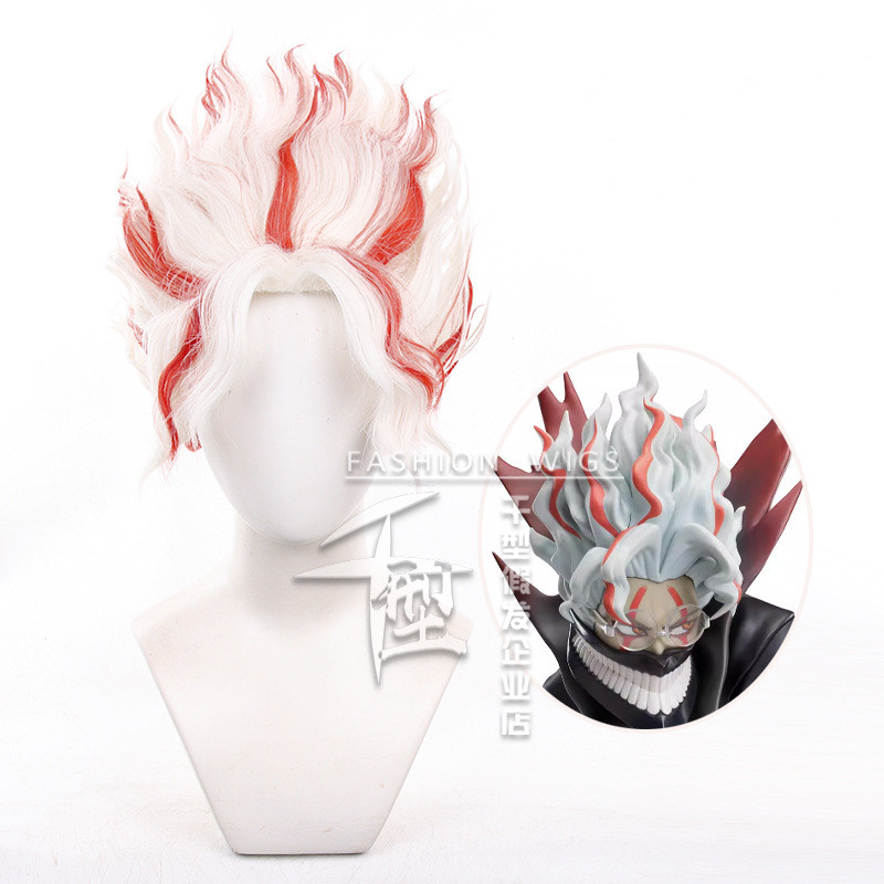 Tóc Giả Anime Okarun Dan Turbo - Màu Trắng Tóc Ngắn, Chất Liệu Chống Nóng, Perfect Cho Cosplay