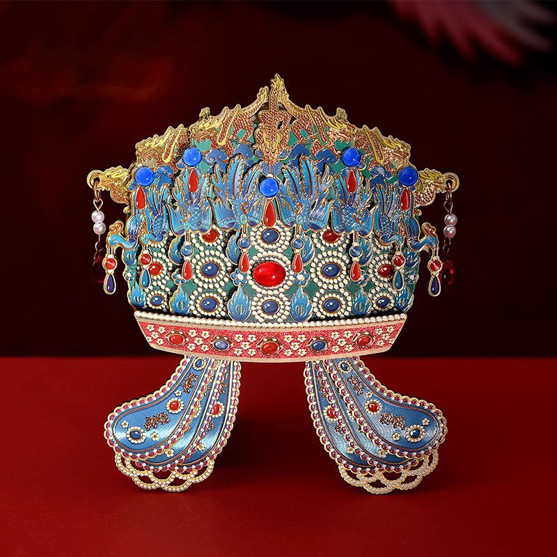 Guobo Fengguan Nhãn dán tủ lạnh Filial Piety Nữ hoàng Cửu Long Jiufeng Bảo tàng Cung điện Bắc Kinh L