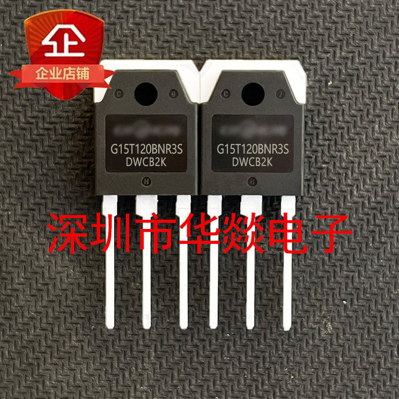 5 Cái / lô G15T120BNR3S Hàng tồn kho Có sẵn Nồi cảm ứng TO-3P Được sử dụng phổ biến Thử nghiệm 15A 1