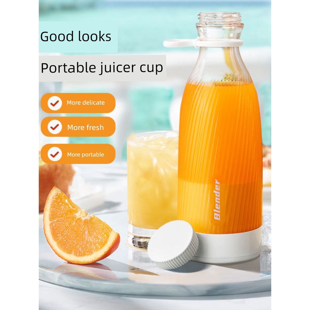 ✡Máy ép trái cây cầm tay Cốc gia đình nhỏ Mini không dây Điện rau củ quả Dung tích lớn Thùng tấn✭