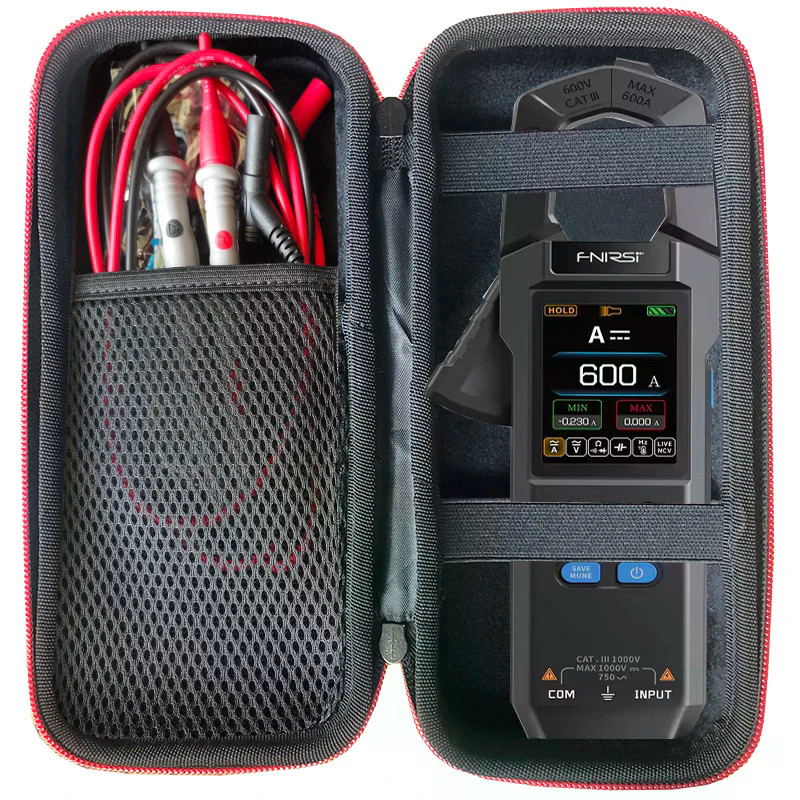 Mới Nhất Cứng EVA Bảo Vệ Hộp Bao Túi Bảo Quản Túi Du Lịch Hộp Đựng Cho FNIRSI DMC-100 Kẹp Đồng Hồ Vạ