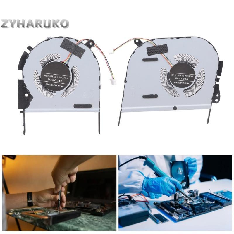 ZYARUKO Laptop CPU GPU Quạt Làm Mát Nhanh Giảm Nhiệt Yên Tĩnh Chạy Cho Bộ Tản Nhiệt M7600 N7600 M650