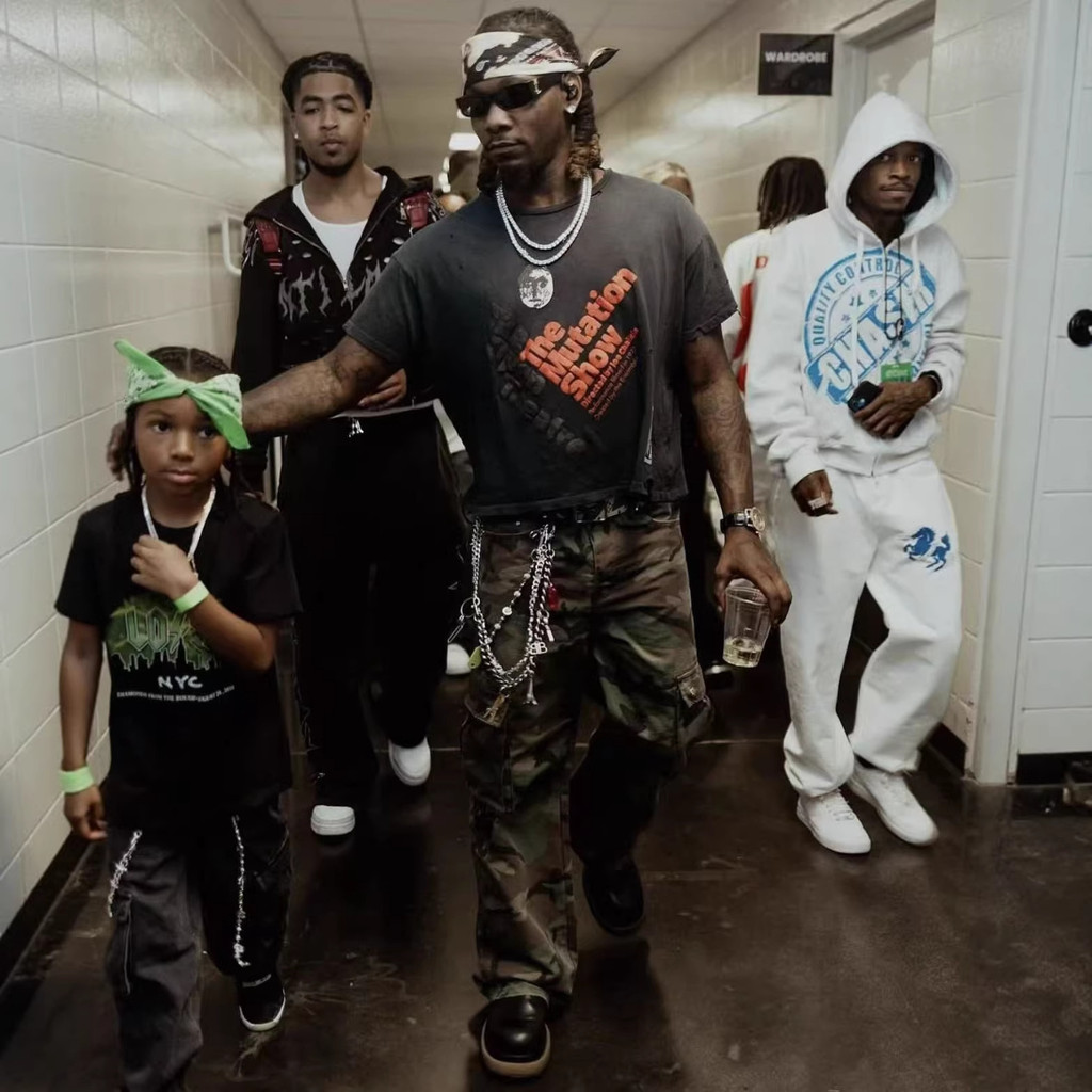 KD4J Paly Hollywood SS26Slogan T-shirt THE MUTATION SHOW Washed and distressed T T-shirt Men and Wom