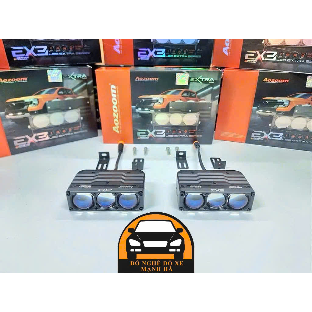 Bi LED Trợ Sáng Aozoom EX3, hiệu suất cao chiếu xa 95W