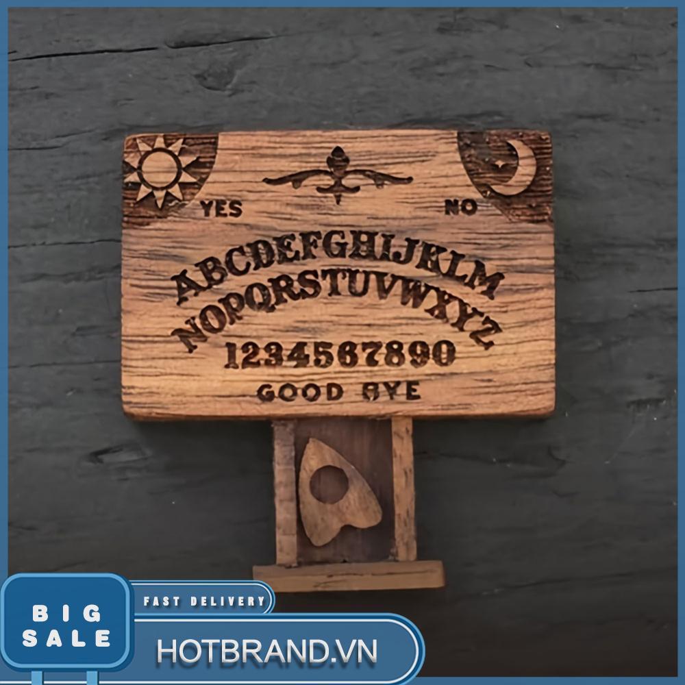 Mini Ouija Board Game Với Planchette Gỗ Ouija Board Talking Spirit Board Trang Trí Nhà