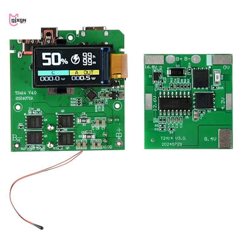 Bo mạch chủ sạc nhanh 100W có màn hình màu TFT cho pin Lithium Ternary PD QC Mô-đun sạc nhanh gjxqnj