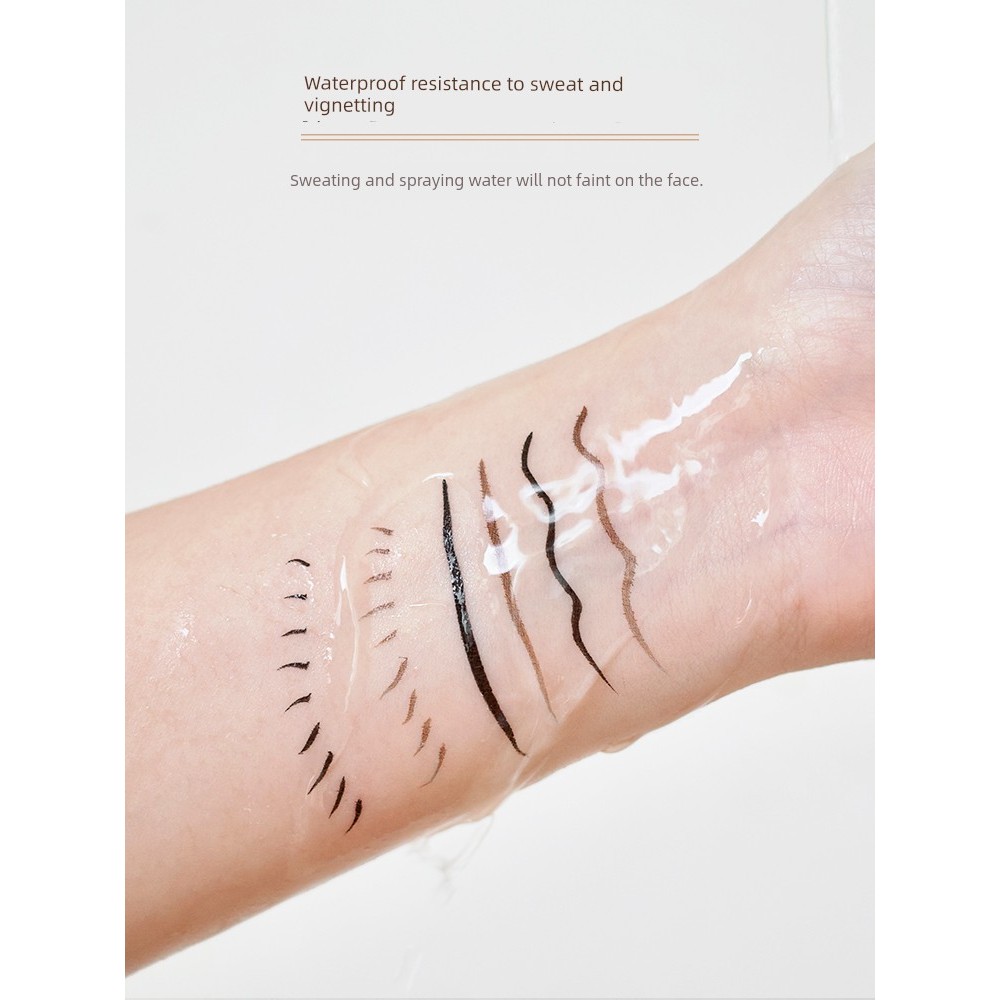 chì kẻ mắt bút kẻ mắt CARMELA CARMELA Liquid Eyeliner Gel Pen Đen Nằm Silkworm Pen Chống Thấm Nước L