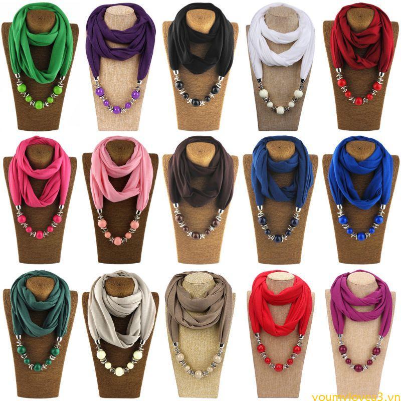 Khăn Hijab Nữ Màu Trơn Dễ Quấn, Phù Hợp Nhiều Style