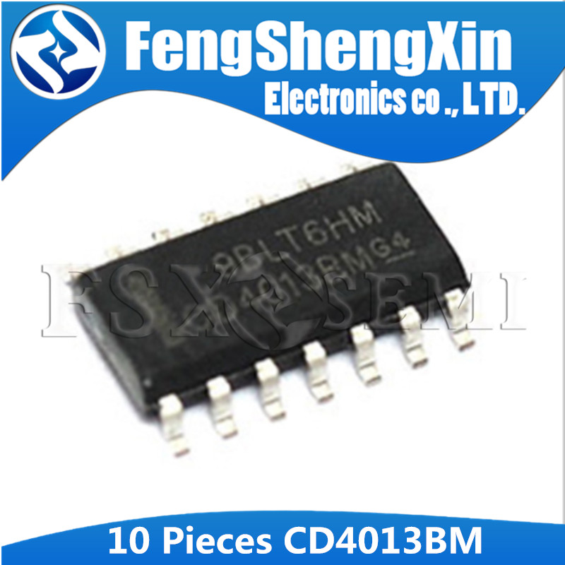 10 Cái / lốc Mới CD4013BM HEF4013BT SOP14 HEF4013 SOP HCF4013 SMD Logic - IC kích hoạt