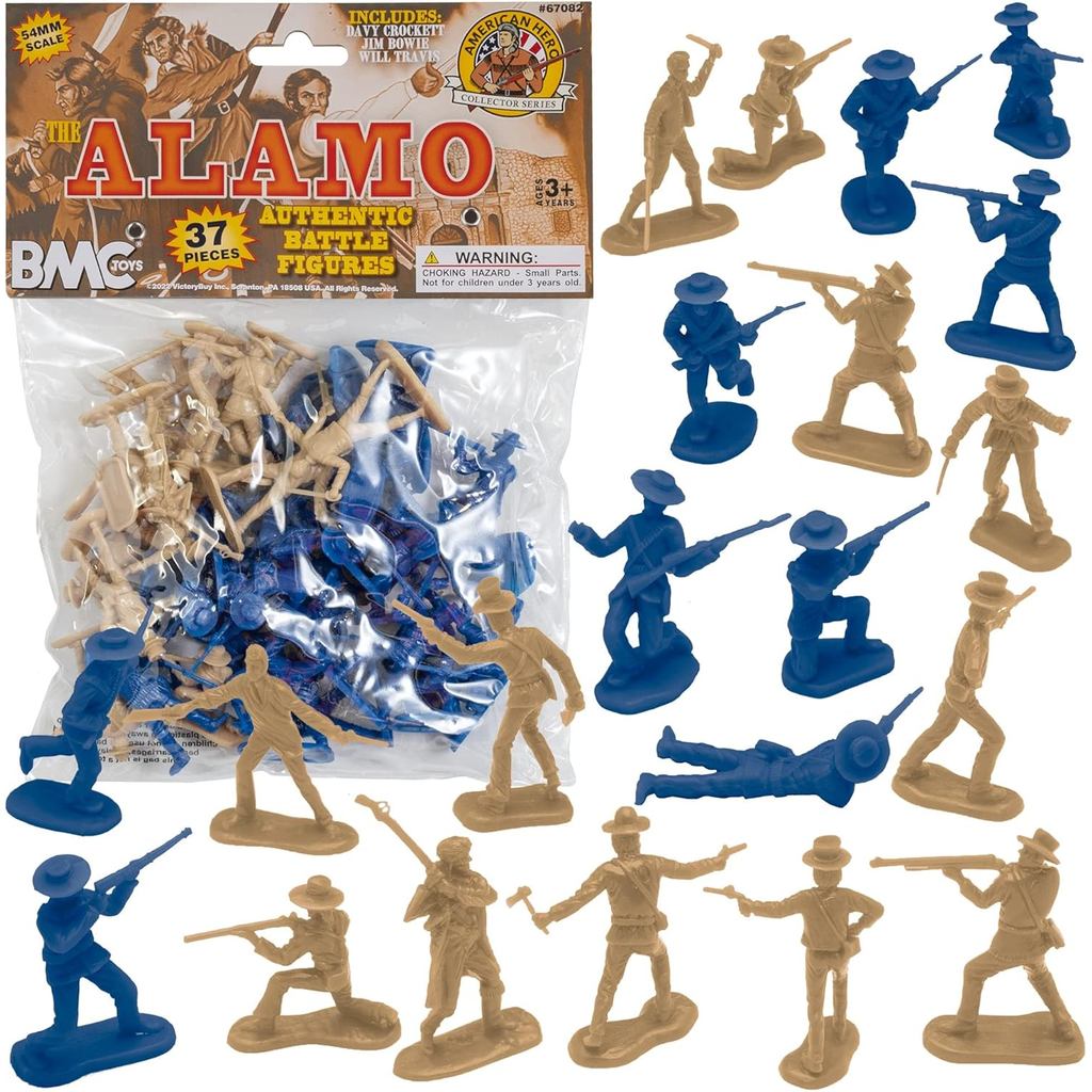 BMC The Alamo Plastic Army Men - Texas vs. Mexico 37 nhân vật lính