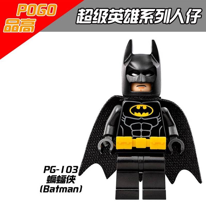 Boy's Toy Batman Clown Catwoman Calendar People Robin Assembled Building Blocks Little Doll 82bJ