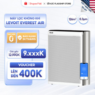 Máy Lọc Không Khí Levoit EverestAir 126m2 | Lọc bụi mịn - Đèn cảm biến chất lượng không khí - Hẹn giờ