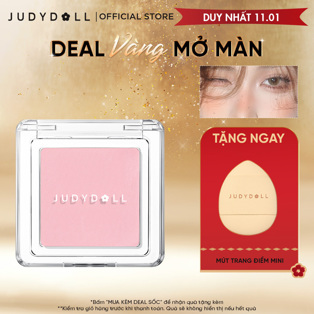 Phấn Má Hồng Đơn Sắc JUDYDOLL Blush Powder Mịn mờ Chuẩn màu Tiệp da Bền màu 2g | BigBuy360 - bigbuy360.vn