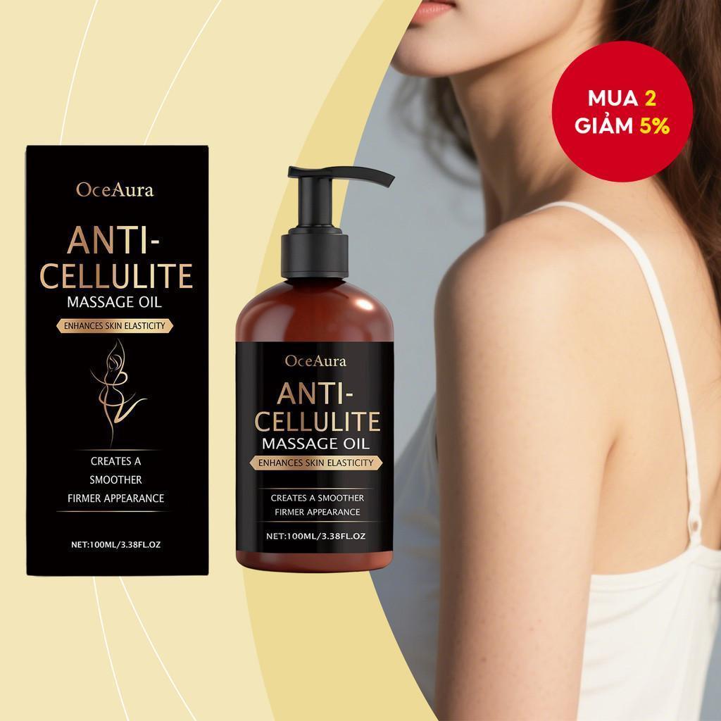 Dầu massage dưỡng thể 100ml chứa Vitamin E, dầu khuynh diệp & dầu cam - Dưỡng ẩm sâu cho da khô, thấ