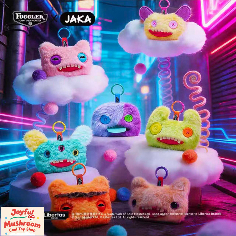 Chính hãng fuggler Răng Dễ Thương Quái Vật Tiền Xu Thanh Quái Vật mini Túi Bảo Quản Phụ Kiện Thời Tr