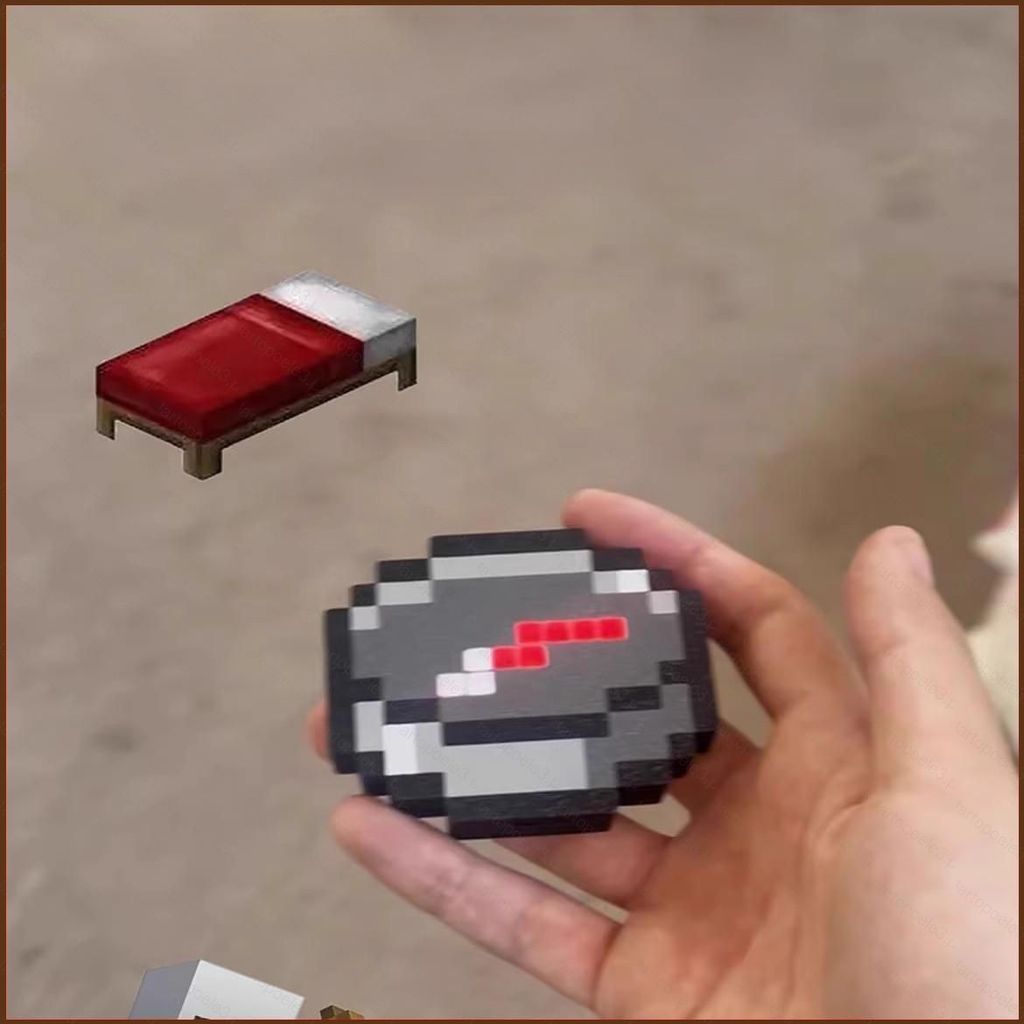 ST3 Minecraft Pixel-style La bàn Màn hình điện tử Hiển thị quà tặng có thể sạc lại cho bộ sưu tập tr