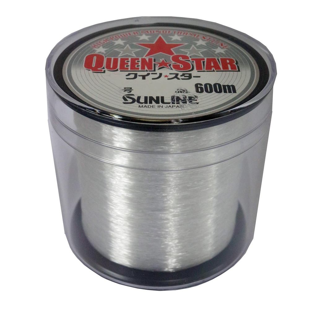SUNLINE Queen Star Nylon Fishing Line - Premium 600m All-Purpose Monofilament for Ultimate Performan