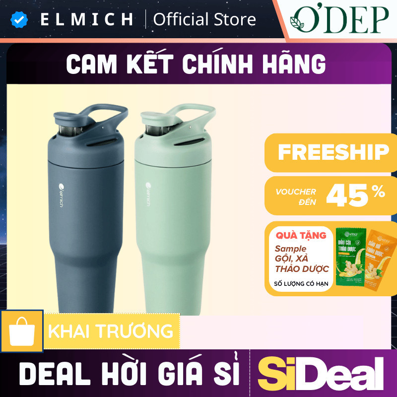 Cốc giữ nhiệt inox 304 Elmich EL8309 dung tích 900ml - SIDEAL SIA