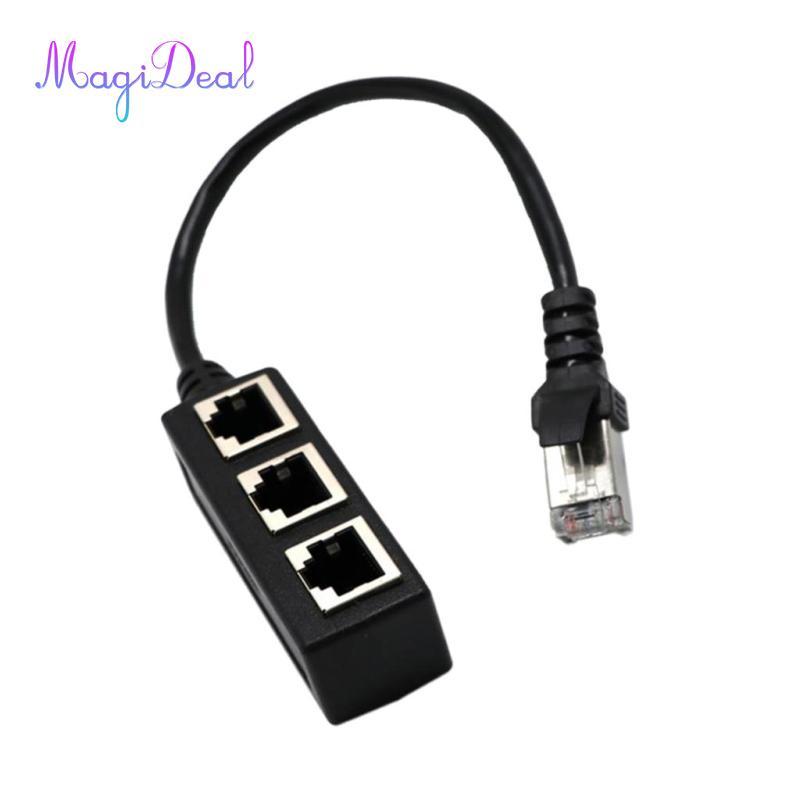 RJ45 sang 3 Ethernet LAN Network Y Splitter Ổ cắm cáp mở rộng